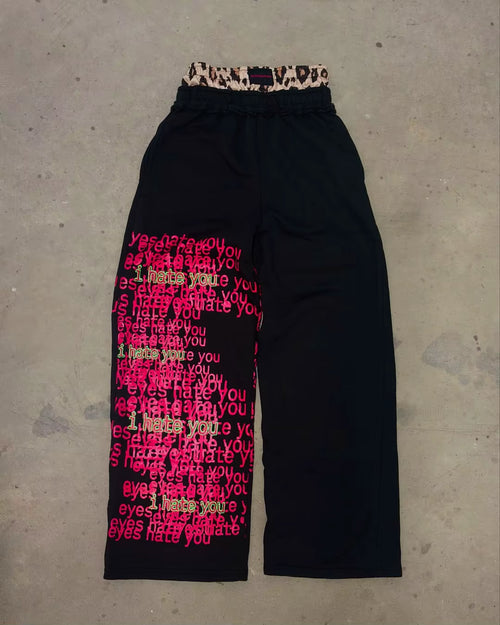 JumpStar - Letter Pattern Sports Pants