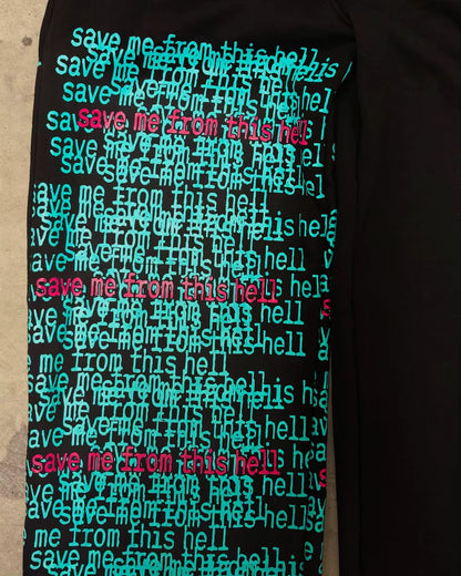 JumpStar - Letter Pattern Sports Pants