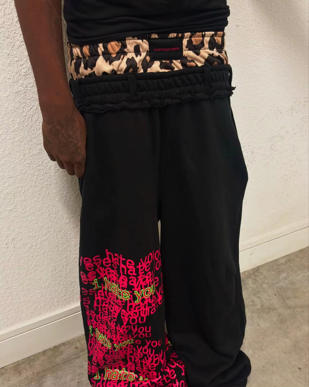 JumpStar - Letter Pattern Sports Pants